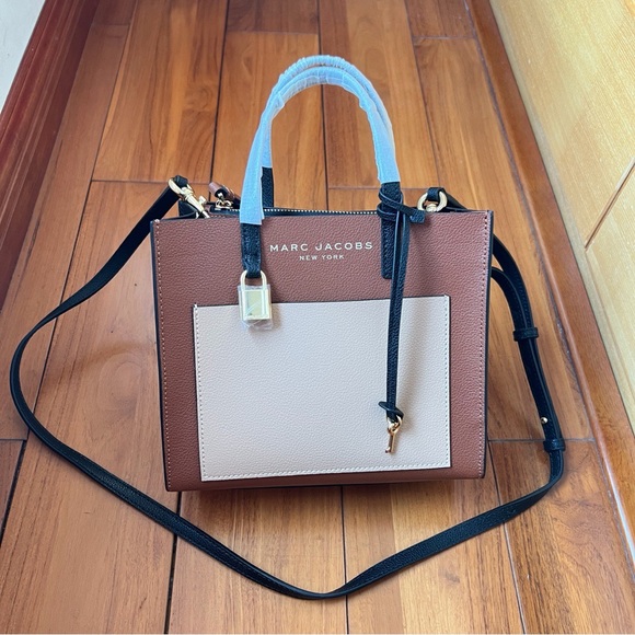Marc Jacobs Tan, Cream, and Black Tote - Picture 3 of 3
